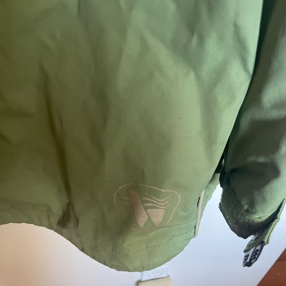Wetskin Coat & Pant Set. Green waterproof lightweight and warm Womens Size Large - Picture 8 of 14